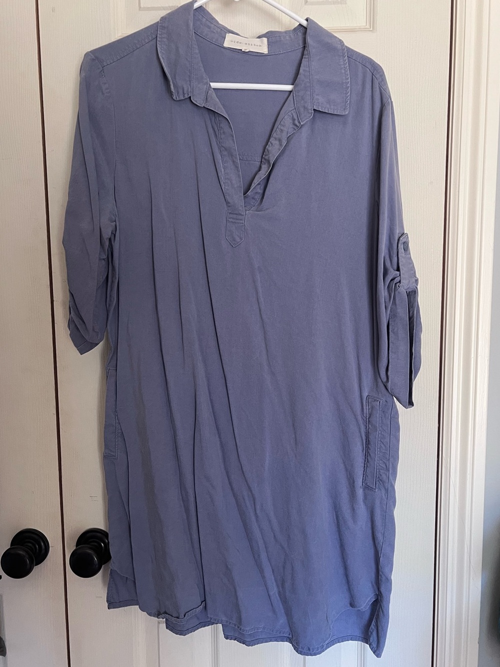 Side Stitch A-Line Tunic Dress